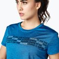 Top treningowy damski STRONG ID Crop Knit Tee niebieska 4