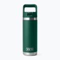 Butelka termiczna YETI Rambler C Straw 532 ml black forest green