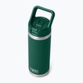 Butelka termiczna YETI Rambler C Straw 532 ml black forest green 4