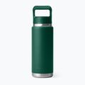 Butelka termiczna YETI Rambler Straw 769 ml black forest green 2