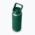 Butelka termiczna YETI Rambler Straw 769 ml black forest green 4