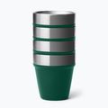 Kieliszki turystyczne YETI Shot 48 ml 4 szt. black forest green 3