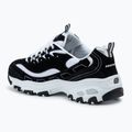 Buty damskie SKECHERS D'Lites Biggest Fan black/white/silver 3