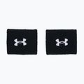 Frotki na nadgarstek męskie Under Armour Performance Wristbands 2 szt. black/white 2