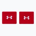Frotki na nadgarstek męskie Under Armour Performance Wristbands 2 szt. red/white 2