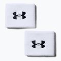 Frotki na nadgarstek męskie Under Armour Performance Wristbands 2 szt. white/black 2