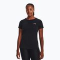 Koszulka treningowa damska Under Armour Tech SSC - Solid black/metallic silver 3