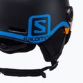 Kask narciarski dziecięcy Salomon Grom Visor Jr black/tonic orange 7