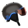Kask narciarski dziecięcy Salomon Grom Visor Jr black/tonic orange 8