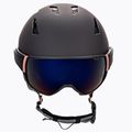 Kask narciarski Salomon Mirage black/rose gold solar 3