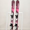 Narty zjazdowe dziecięce Salomon Lux Jr S + wiązania C5 bordeau/pink 12