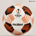 Piłka do piłki nożnej Molten F5U5000-34 Fifa UEFA Europa League 23/24 white/orange rozmiar 5 5