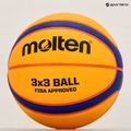 Piłka do koszykówki dziecięca Molten B33T5000 FIBA 3x3 yellow/blue rozmiar 3 5