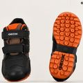 Buty juniorskie Geox New Savage Abx black/dark orange 15