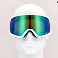 Gogle narciarskie DRAGON DX3 OTG white/lumalens green ion 7