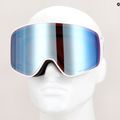 Gogle narciarskie Red Bull SPECT Rush matt white/white/ red/dusk blue mirror 4