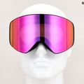 Gogle narciarskie Red Bull SPECT Jam matt black/purple with burgundy mirror/cloudy snow 4