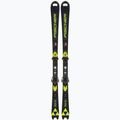 Narty zjazdowe dziecięce Fischer RC4 Worldcup SL JR. M/O-Plate + wiązania RC4 Z9 GW AC black/yellow 10