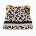 Czapka zimowa dziecięca Eisbar Stephie beige/leopard print