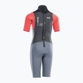 Pianka do pływania dziecięca ION Capture 2/2 Shorty Back Zip Jr steel blue/red 2