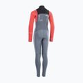 Pianka surfingowa dziecięca ION Capture 4/3 Front Zip Jr steel blue/red 2