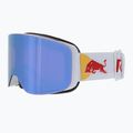 Gogle narciarskie Red Bull SPECT Magnetron Slick shiny silver/white/red blue mirror/dusk blue snow 8