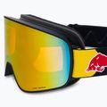 Gogle narciarskie Red Bull SPECT Rush matt black/black/orange red mirror/red snow 5