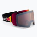 Gogle narciarskie Red Bull SPECT Line black/brown with red mirror/cloudy snow