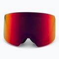 Gogle narciarskie Red Bull SPECT Line black/brown with red mirror/cloudy snow 3