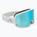 Gogle narciarskie Red Bull SPECT Rush white/ice blue snow/smoke with blue mirror