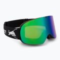 Gogle narciarskie Red Bull SPECT Rush matt black/brown with green mirror