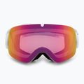 Gogle narciarskie Red Bull SPECT Rush matt white/red with pink purple mirror 2