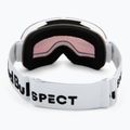Gogle narciarskie Red Bull SPECT Rush matt white/red with pink purple mirror 3