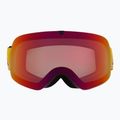 Gogle narciarskie Red Bull SPECT Soar Photo matt black/brown with red chrome x 5