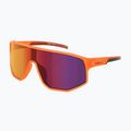 Okulary przeciwsłoneczne Red Bull SPECT Dash matt clear neon-orange/smoke with red-purple mirr