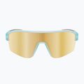 Okulary przeciwsłoneczne Red Bull SPECT Dundee matt clear light blue/ brown with gold mirror 3
