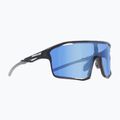 Okulary przeciwsłoneczne Red Bull SPECT Riddle IBX matt clear dark grey/brown photochr with blue mirr