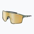 Okulary przeciwsłoneczne Red Bull SPECT Rumble matt olive/ brown with gold mirror 2