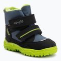 Śniegowce dziecięce Superfit Husky 1 black/light green