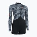 Pianka do pływania damska ION Amaze Shorty 2.0 mm Back Zip black flowers