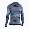 Longsleeve do pływania męski ION Lycra Maze dark collage 3