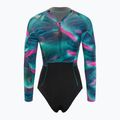 Pianka do pływania damska ION Amaze Hot Shorty 1,5 mm Front Zip tropical palm glitch 2