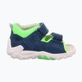 Sandały dziecięce Superfit Flow blue/light green 2