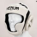 Kask bokserski Venum Elite white/black 6