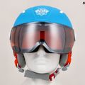 Kask narciarski dziecięcy HEAD Mojo Visor Paw Jr blue/silver red 8