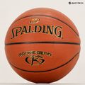 Piłka do koszykówki dziecięca Spalding Rookie Gear Leather pomarańczowy rozmiar 5 5