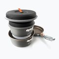 Zestaw garnków GSI Outdoors Pinnacle Base Camper Small anodized