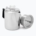 Kawiarka turystyczna GSI Outdoors Glacier Stainless 3 Cup Perc W/Silicone Handle polished