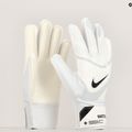 Rękawice bramkarskie dziecięce Nike Match white/pure platinum/black 6