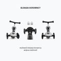 Hulajnoga trójkołowa dziecięca Scoot & Ride Highwaykick 1 Push And Go ash 10
